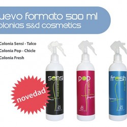  Nuevo formato 500 ml colonias s&d cosmetics